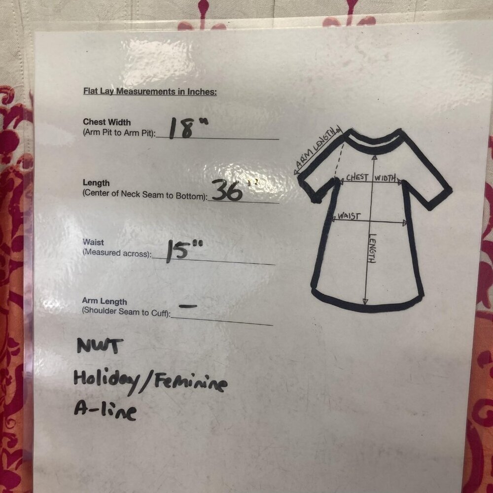 NWT A-Line Paisley Dress Womens 6 Red Pink White Sleeveless Holiday Feminine - Picture 14 of 14